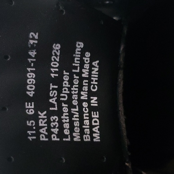 Mens black dress shoes - Picture 5 of 6